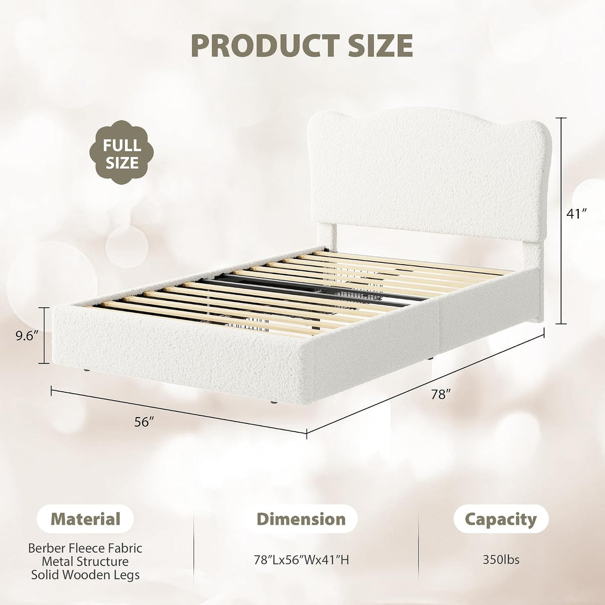 Beige Velvet Kids Bed Frame With Storage Drawers