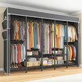 Large Heavy‑Duty Freestanding Portable Garment Closet Rack
